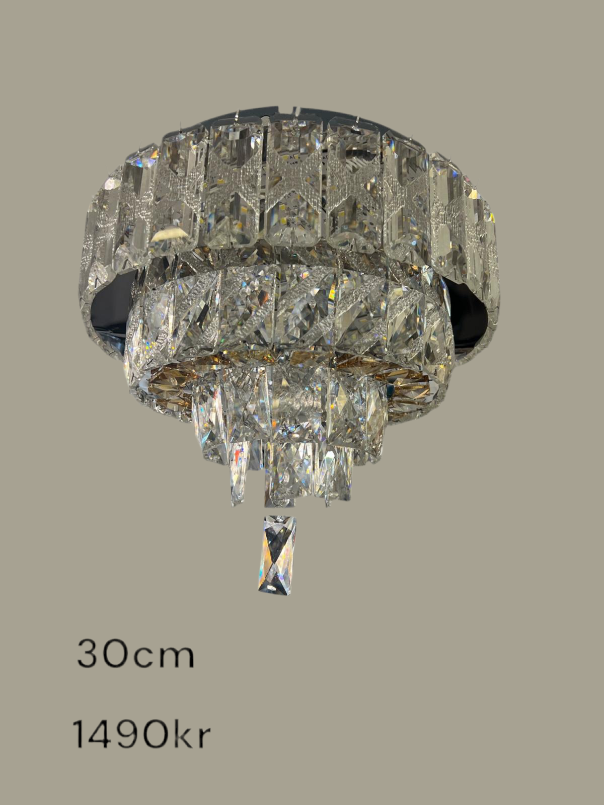 Led lampa kristall modern