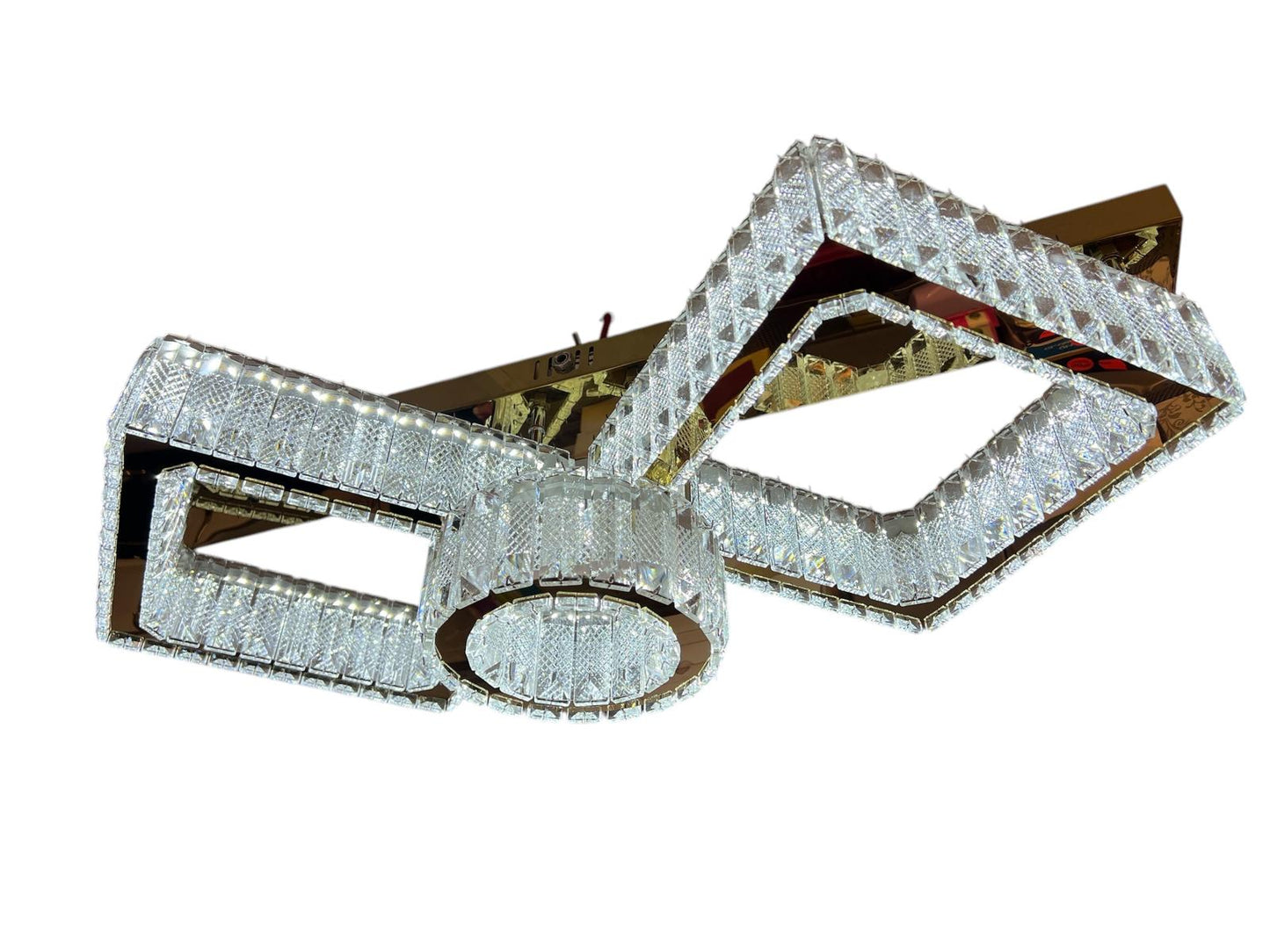 Taklampa led guld/silver