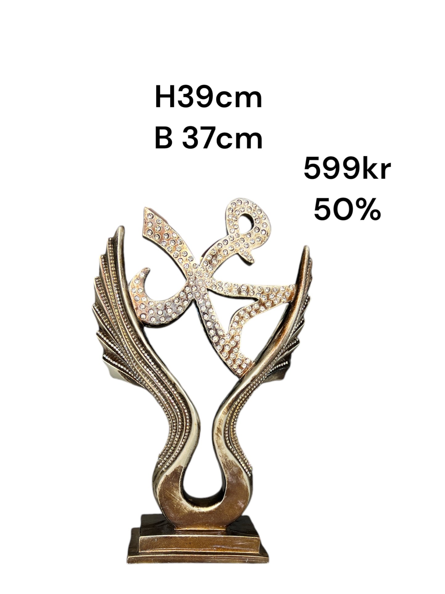 dekoration Mohammad saw, guld