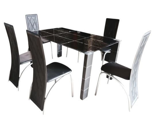 Matbord Glas/metall